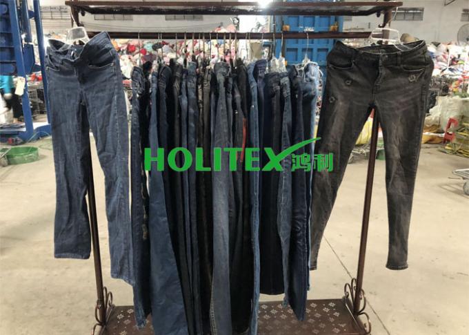 Ropa colorida del verano de la segunda mano, pantalones para mujer usados HOLITEX de moda