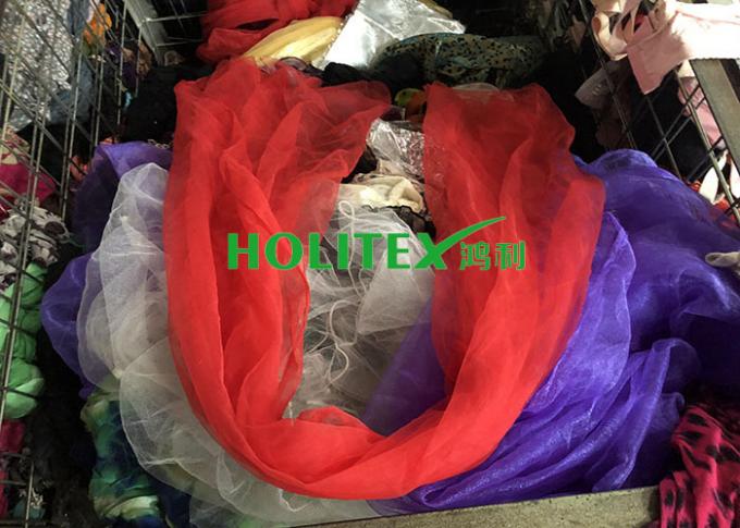 Material de seda de las bufandas de la mano de Holitex segundo para el certificado médico del verano